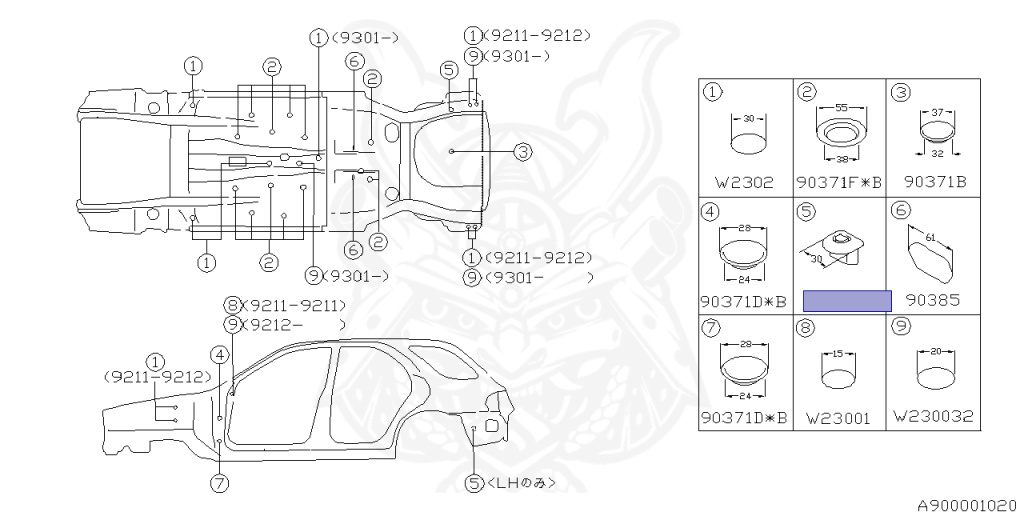 Subaru - Impreza WRX - GC8 - Jan-1998 - WRXSTI - Sedan - F4WD - Manual Transmission - Right hand - EJ20G