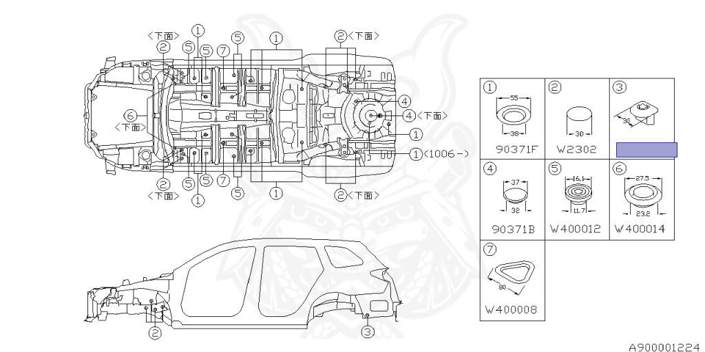 Subaru - Legacy B4 - BM9 - Jan-2010 - Dec-2012 - 25IEYE - Sedan - 4W - Torque converter - Right hand - BD5