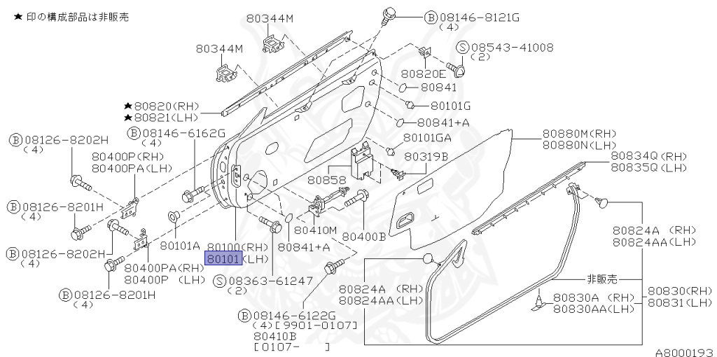 Nissan - Silvia - S15 - 2001 - SPEC R - HARDTOP(K) - MANUAL MISSION 6-SPEED(MT.F6) - TWO WHEELS STEERING(2WS) - SR20DET