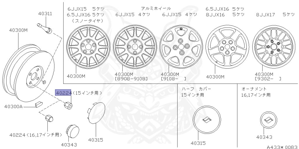 40224-92S00 - Nissan - NUT, ROAD WHEEL - Nengun Performance