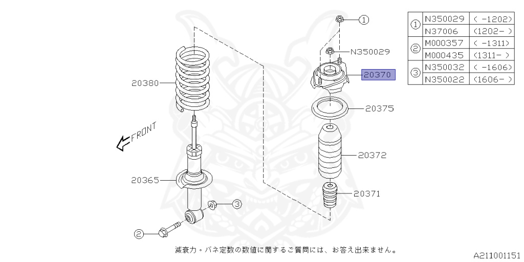 Subaru - Impreza G4 - GJ3 - Jan-2015 - 16ISEYE - Sedan - 4W - Torque converter - Right hand - 16A