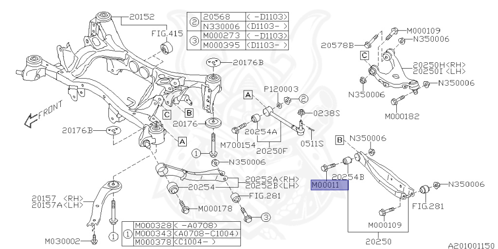 Subaru - Impreza - GH7 - Jan-2007 - Dec-2008 - 20S - Wagon - 4W - Automatic transmission - Right hand - EJ20