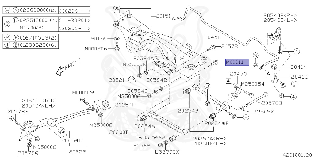 Subaru - Impreza WRX STI - GDB - Jan-2003 - Dec-2004 - STIVLTD - Sedan - 4W - 6-speed manual transmission - Right hand - EJ207