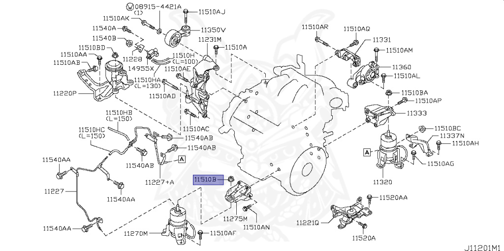 Nissan - Elgrand - E52 - 2010 - Highway Star Premium - 5 DOOR WAGON(5WAG) - 2 WHEEL DRIVE(2WD) - CVT(CVT) - VQ35DE