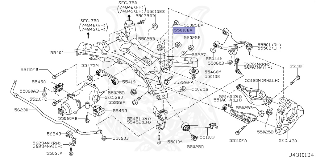 Nissan - Murano - Z51 - 2009 - XL GRADE - WAGON(W) - 4 WHEEL DRIVE(4WD) - CVT(CVT) - QR25DE