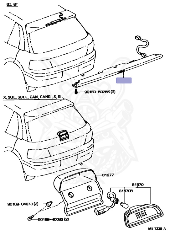 Toyota - Starlet - EP82 - 1993 - GT TYPE - 3-DOOR - Manual - 4EFTE