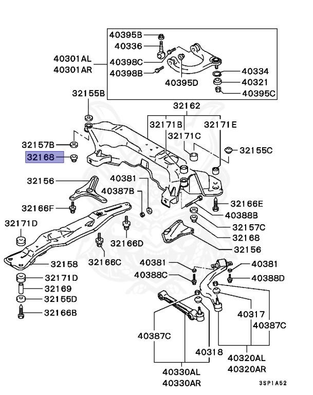 Mitsubishi - Eclipse - D38A - 1998 - BRGFLFJ - 4G63
