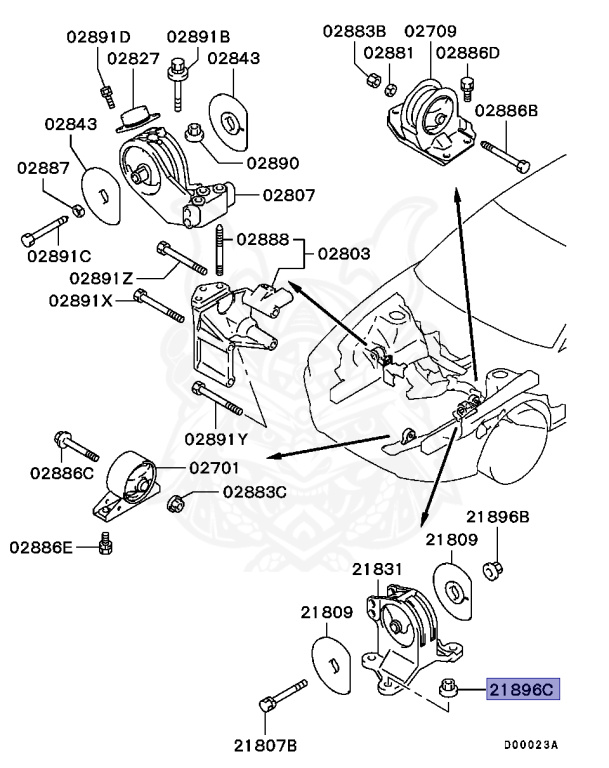 Mitsubishi - Galant - EA7A - 2002 - SRGC8 - 4G94