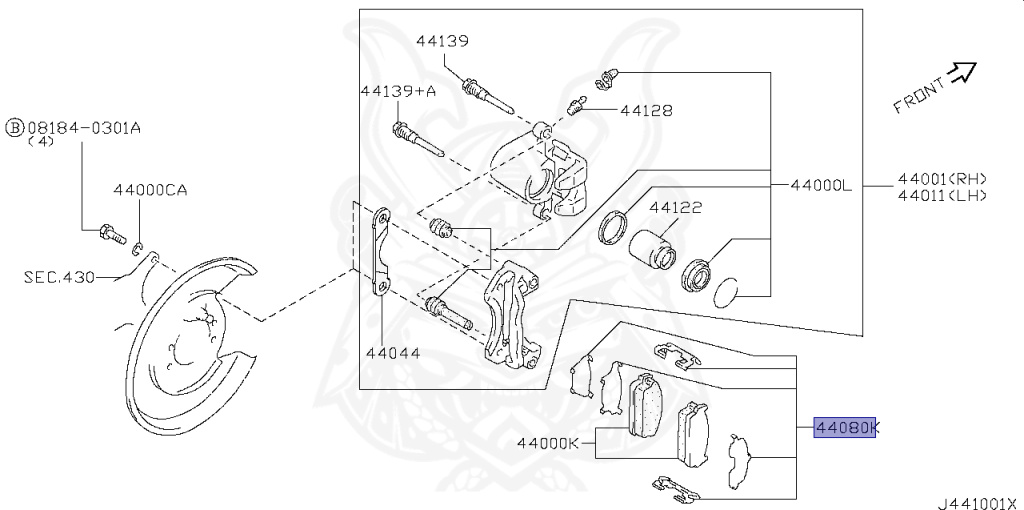 Nissan - Stagea - WC34 - 2001 - 25X-FOUR - WAGON(W) - 4 WHEEL DRIVE(4WD) - AUTOMATIC TRANSMISSION(AT) - RB25DE