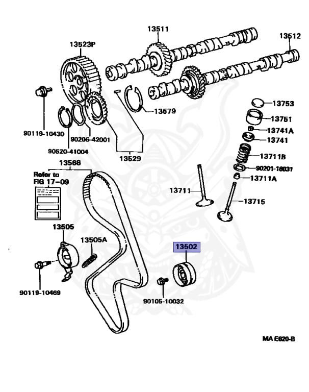 13503-63011 - Toyota - Idler Pulley - Nengun Performance