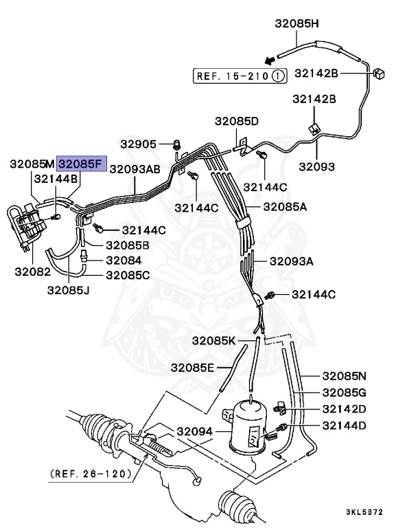 Mitsubishi - Pajero - V73W - 2003 - LRUVQ - 6G72