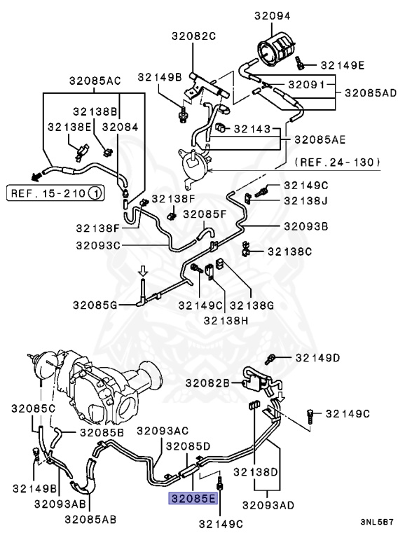 Mitsubishi - Town Box - U64W - 2004 - HLRGF - 4A30