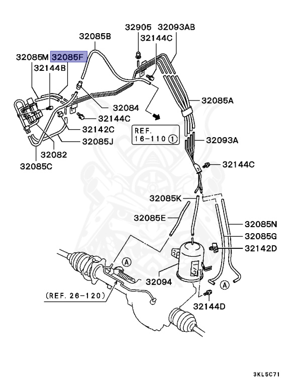 Mitsubishi - Pajero - V68W - 2001 - MRHF1 - 4M41