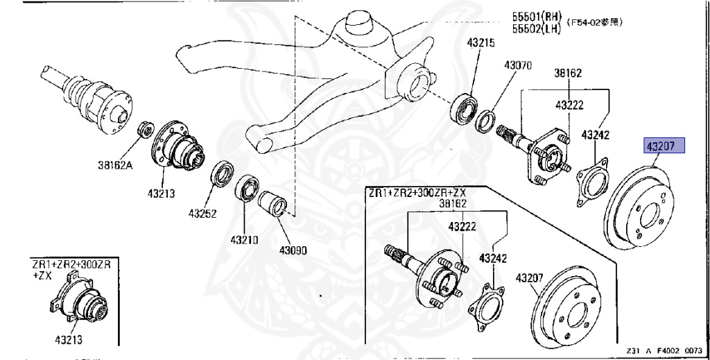Nissan - Fairlady Z - Z31 - 1986 - ZX - MANUAL TRANSMISSION(MT) - T-bar roof (KZ#) - VG30T