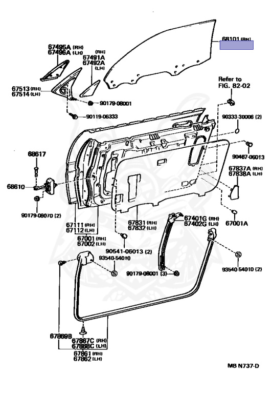 Toyota - Supra A70 MKIII - MA70 - 1990 - GT TURBO TYPE - LIFTBACK (AERO TOP) - Manual - 7MGTEU