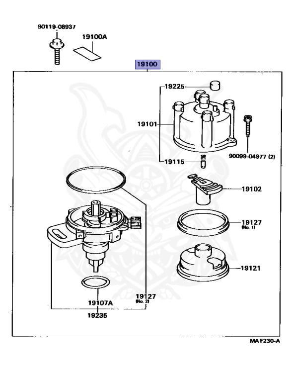 19100-74081 - Toyota - Distributor Assy - Nengun Performance
