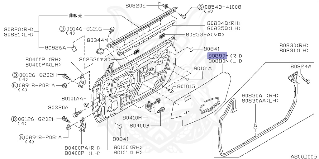 Nissan - Skyline - R34 GT - HR34 - 2001 - 20GT - 2 door hard top (2K) - AUTOMATIC-FLOOR SHIFT(AT.F4) - High cast, 2-link (IRS.2WD) - RB20DE