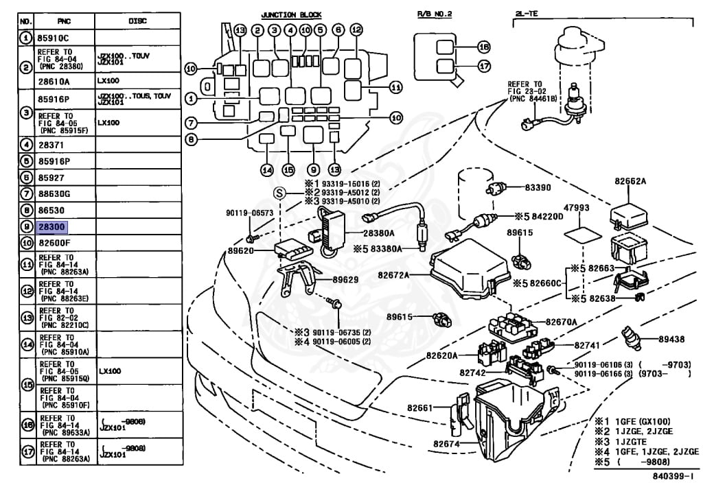 Toyota - Mark 2 - GX100 - 1997 - GRANDE TYPEGRANDE FOUR TYPE - Automatic - 1GFE