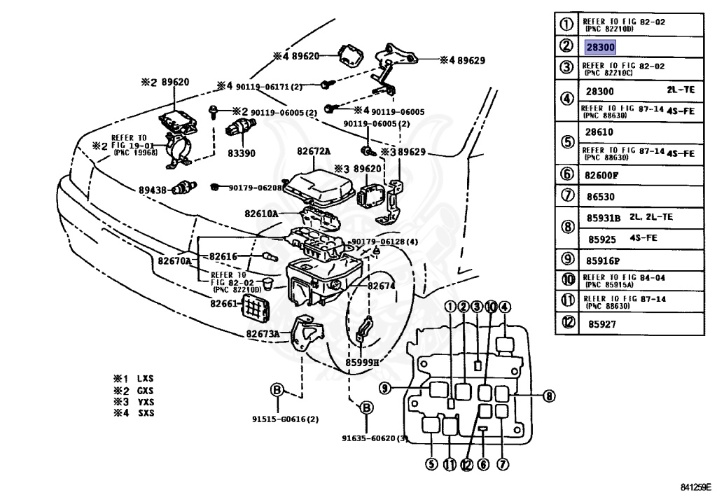 Toyota - Crown Comfort - LXS11 - 1996 - STANDARD TYPE - Automatic - 2LTE