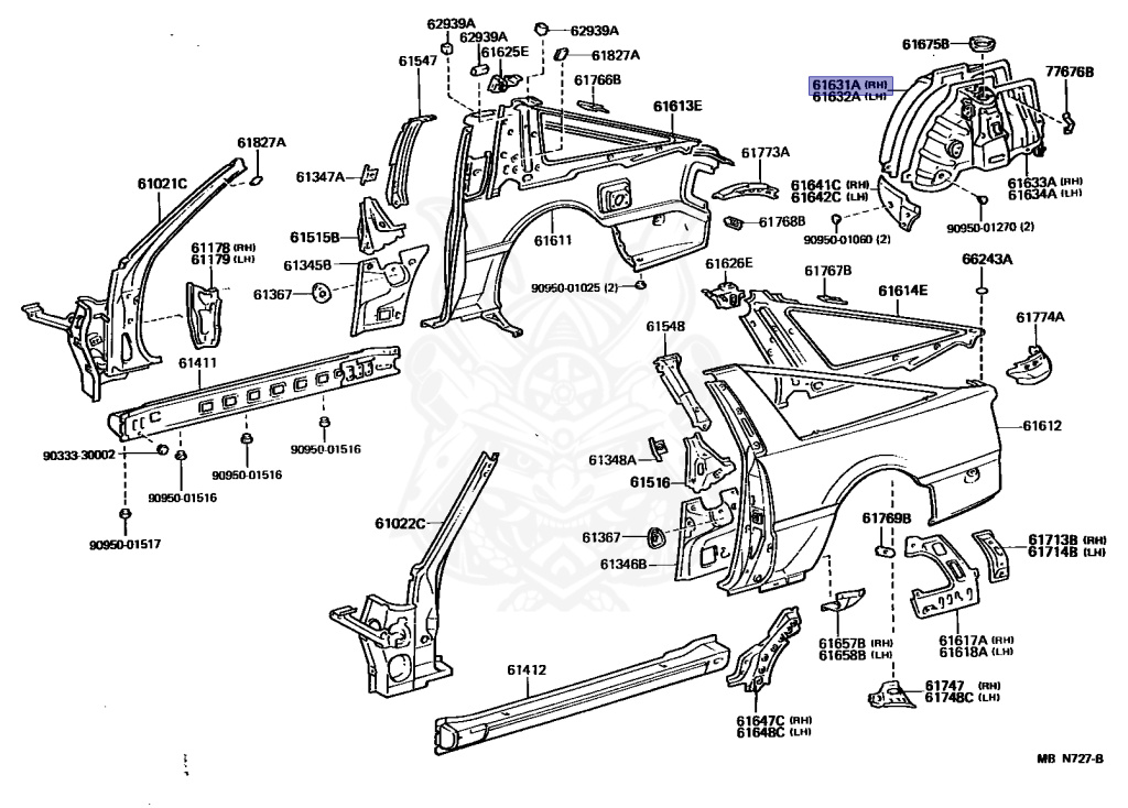 Toyota - Supra A70 MKIII - MA70 - 1989 - GT TURBO TYPE - LIFTBACK (AERO TOP) - Manual - 7MGTEU