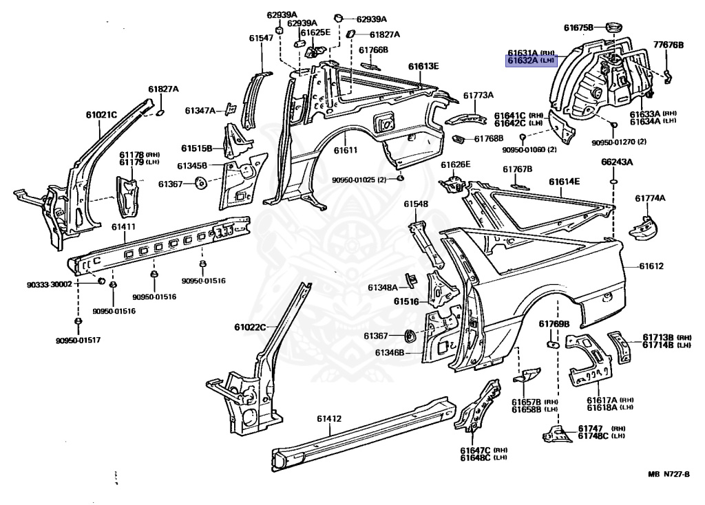 Toyota - Supra A70 MKIII - MA70 - 1990 - GT TURBO TYPE - LIFTBACK (AERO TOP) - Manual - 7MGTEU