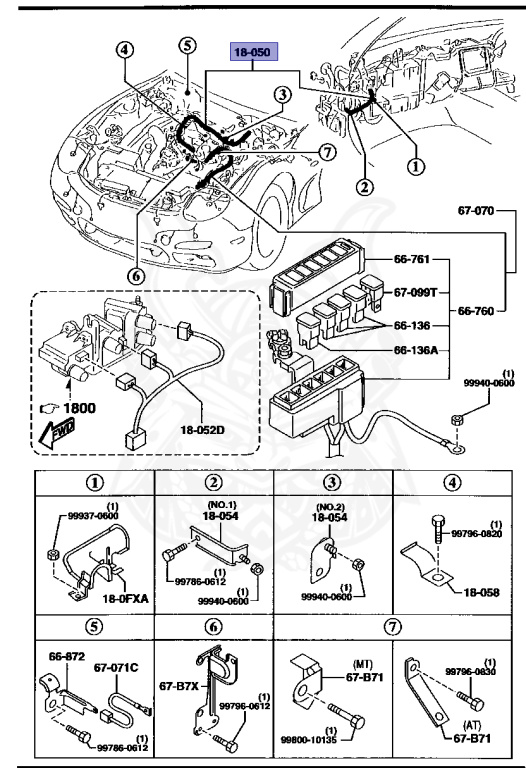 N3G1-18-05Z - Mazda - Engine Wiring Harness - Nengun Performance