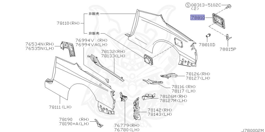 Nissan - Silvia - S15 - 2002 - SPEC R - HARDTOP(K) - MANUAL MISSION 6-SPEED(MT.F6) - TWO WHEELS STEERING(2WS) - SR20DET