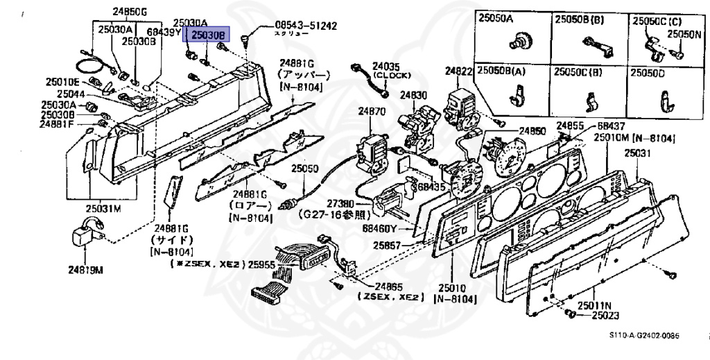 Nissan - Silvia - S110 - 1982 - HARDTOP(K) - 4 SPEED A/T(F4) - Z18S