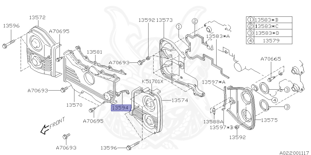 Subaru - Impreza WRX - GC8 - Jan-1998 - WRX - Sedan - F4WD - Manual Transmission - Right hand - EJ20G