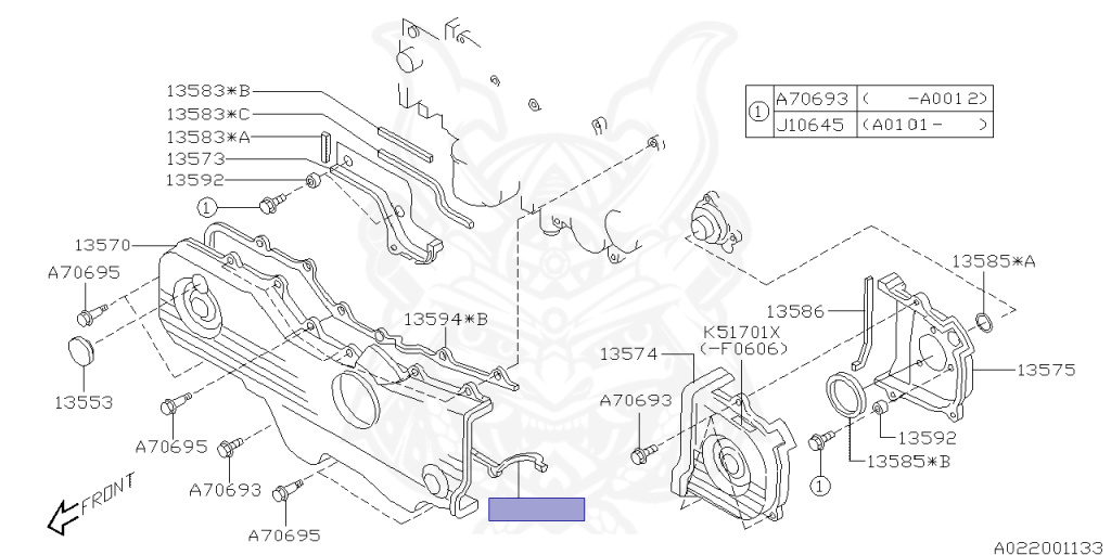 Subaru - Impreza WRX - GDA - Jan-2002 - WRX - Sedan - 4W - 5-speed manual transmission - Right hand - EJ205