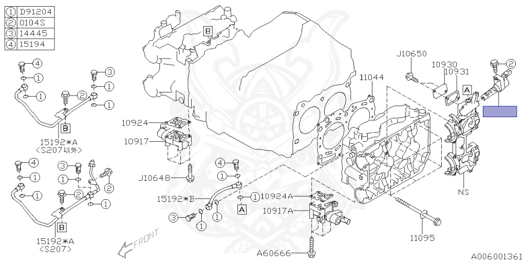 Subaru - WRX STI - VAB - Jan-2014 - Dec-2017 - STIS - Sedan - 4W - 6-Soku Manual Transmission - Right hand - EJ207