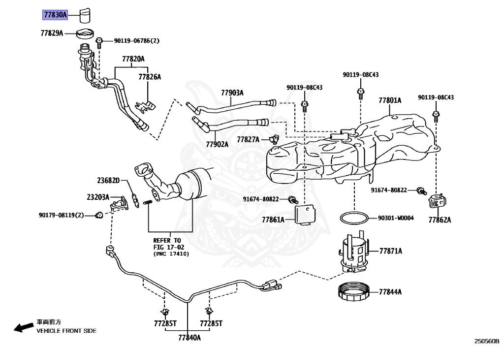 77830-60010 - Toyota - CAP ASSY, UREA TANK - Nengun Performance