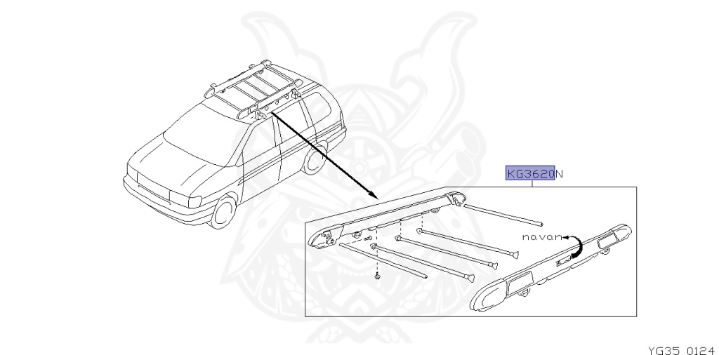 Nissan - Largo - W30 - 1997 - Highway Star Touring - WAGON(W) - AUTOMATIC TRANSMISSION(AT) - KA24DE