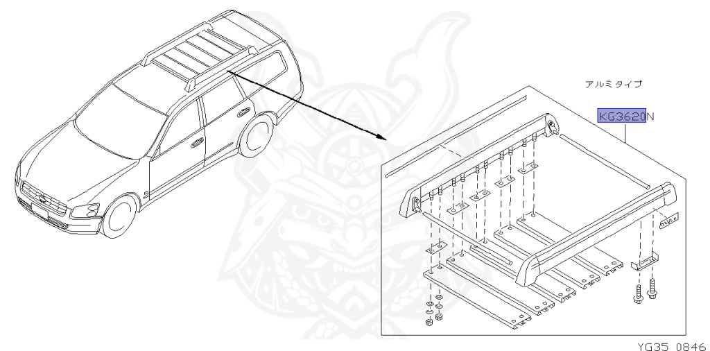 Nissan - Stagea - M35 - 2006 - 350RX FOUR - WAGON(W) - 4 WHEEL DRIVE(4WD) - 5 SPEED A/T(AT.F5) - IRS TYPE(IRS) - VQ35DE
