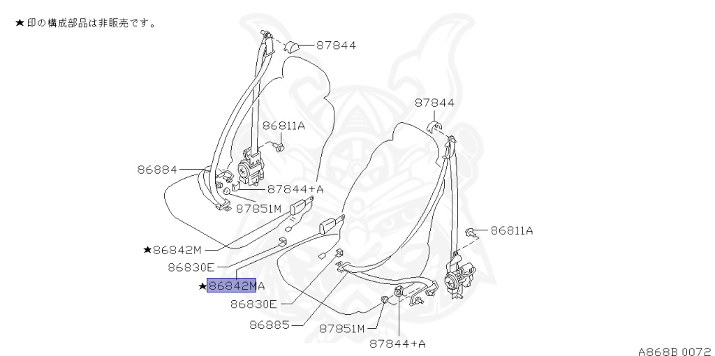 Nissan - Skyline GT-R - BNR34 - 1999 - GTR TYPE - 2-door hardtop (2K) - MANUAL MISSION 6-SPEED(MT.F6) - HI-4WD (High-Casting System) - RB26DETT