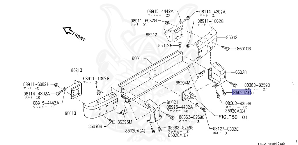 Nissan - Safari - Y60 - 1990 - AD GRADE - HARDTOP(HT) - AUTOMATIC TRANSMISSION(AT) - TD42