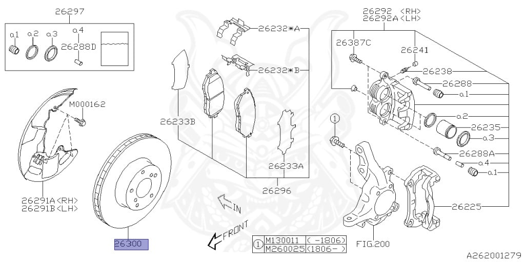 Subaru - Levorg - VM4 - Jan-2017 - STISEYE - Wagon - 4W - Torque converter - Right hand - FB16