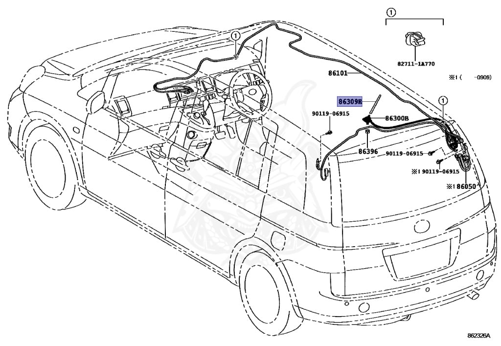 Toyota - Isis - ZNM10G - 2006 - L TYPE - 1ZZFE