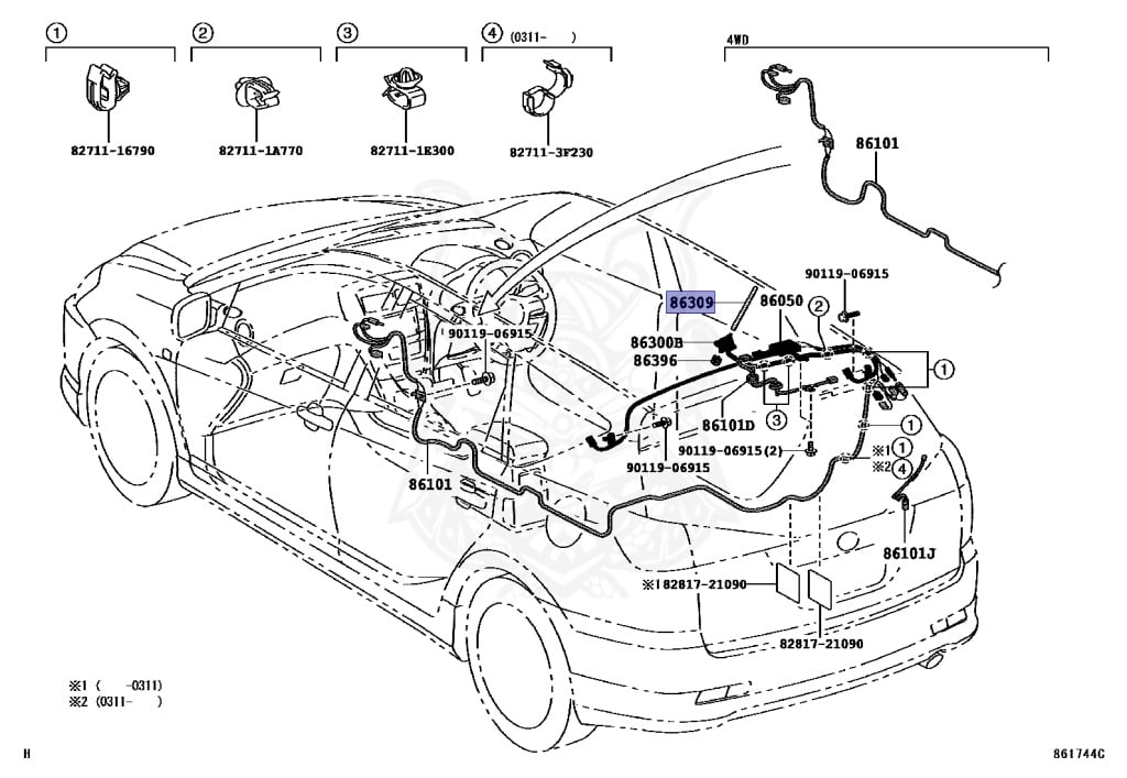 Toyota - Caldina - ZZT241W - 2005 - Z TYPE - WAGON - Automatic - 1ZZFE
