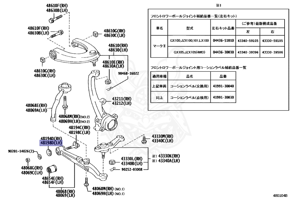 Toyota - Mark 2 - GX100 - 2000 - GRANDE TYPEGRANDE FOUR TYPE - Automatic - 1GFE