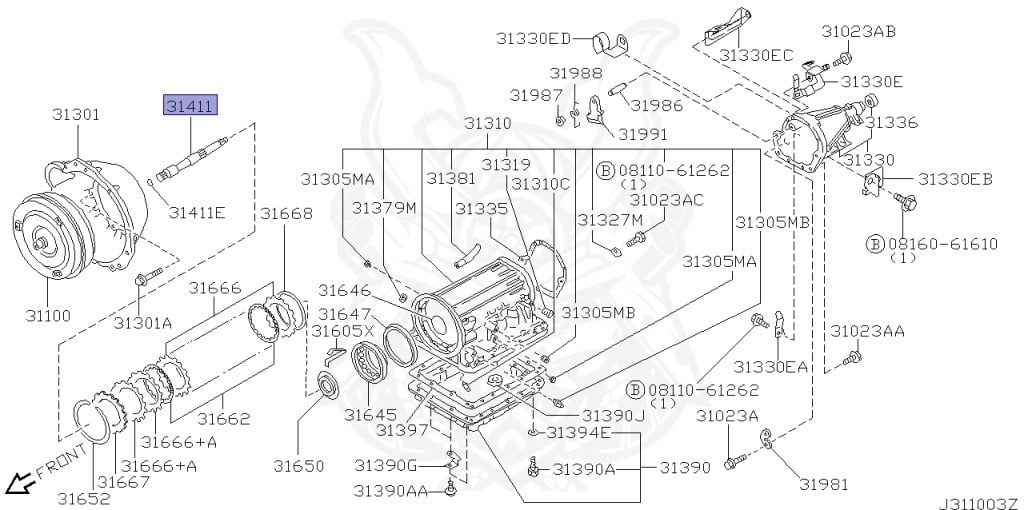 Nissan - Stagea - WC34 - 2001 - RS-V - WAGON(W) - 2 WHEEL DRIVE(2WD) - AUTOMATIC TRANSMISSION(AT) - RB25DET