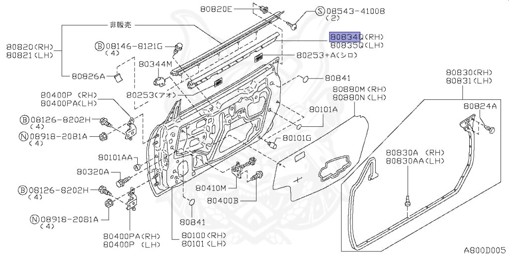 Nissan - Skyline - R34 GT - HR34 - 1998 - 20GT - 4 DOOR SEDAN(4S) - AUTOMATIC-FLOOR SHIFT(AT.F4) - No high-speed casters, 2-link drive (IRS.2WD) - RB20DE