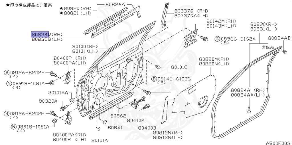Nissan - Skyline - R34 25GT - ENR34 - 1998 - 25GT FOUR - 4 DOOR SEDAN(4S) - AUTOMATIC-FLOOR SHIFT(AT.F4) - No high-speed casters, 4-link drive (IRS.4WD) - RB25DE