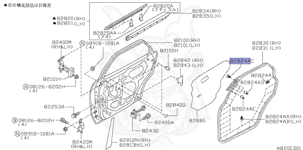 Nissan - Skyline - R34 25GTT - ER34 - 1998 - 25GT TURBO - 4 DOOR SEDAN(4S) - AUTOMATIC-FLOOR SHIFT(AT.F4) - Hi-Cas 2-Link (HI.2WD) - RB25DET