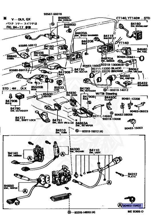 Toyota - Corona - AT140 - 1985 - GX TYPE - SEDAN(4DOOR SEDAN) - Automatic - 3AU