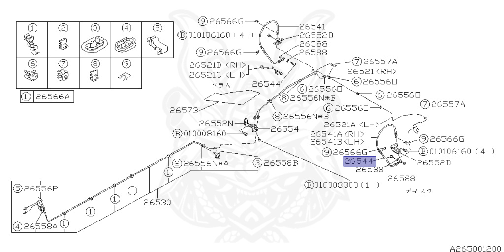 Subaru - Impreza WRX - GC8 - Jan-2000 - S201 - Sedan - F4WD - Manual Transmission - Right hand - EJ20G