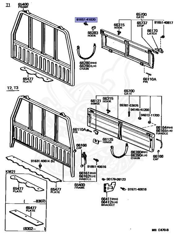 Toyota - LiteAce - KM21 - 1983 - STANDARD TYPE - TRUCK(PICKUP):TR TYPE - Manual - 4KJ