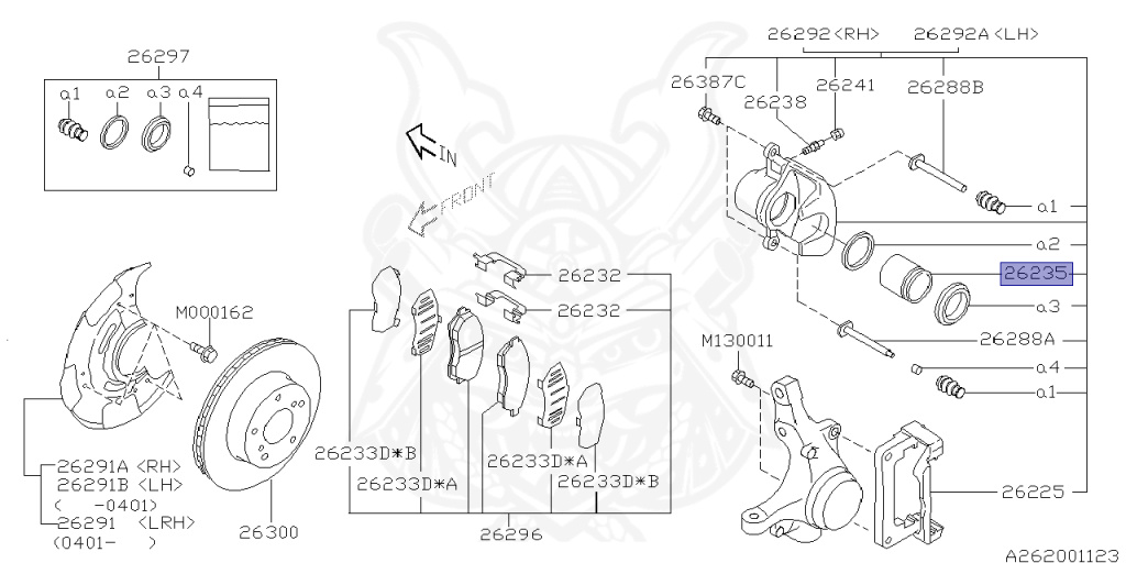 Subaru - Impreza - GG3 - Jan-2002 - Dec-2006 - 15IS - Wagon - 4W - 5-speed manual transmission - Right hand - 152