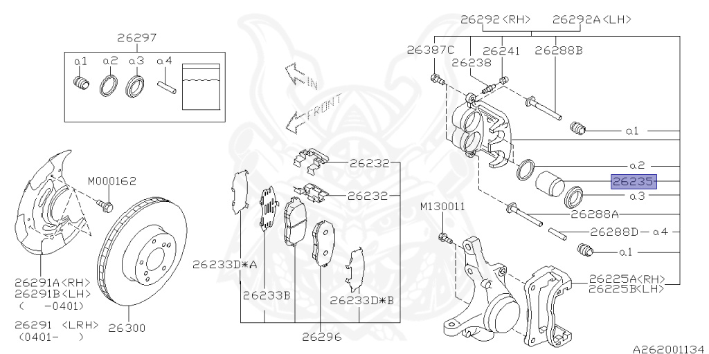 Subaru - Forester STi - SG9 - Jan-2003 - STI - Wagon - F4WD - 6-speed manual transmission - Right hand - EJ25T