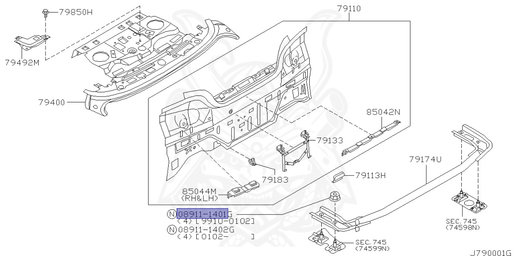 Nissan - Skyline GT-R - BNR34 - 2000 - GT-R V spec - 2-door hardtop (2K) - MANUAL MISSION 6-SPEED(MT.F6) - Hi-Cas 4-Link (HI.4WD) - RB26DETT